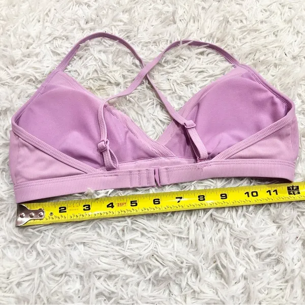 Prana‎ Speckle Rib Knit Bikini Top Violet Mist Purple Size XS - Image 6