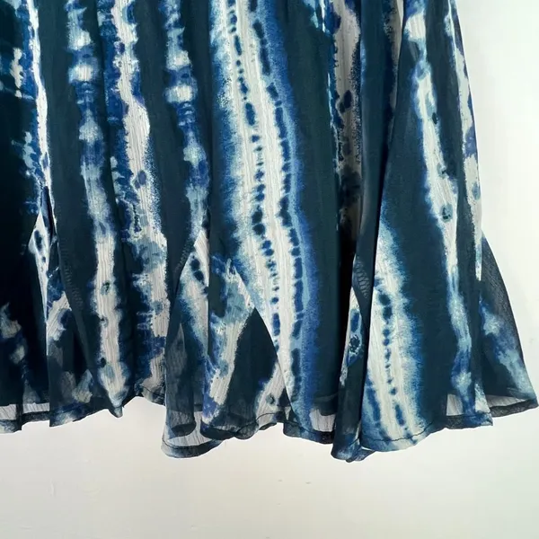 NWT Francesca's Trixxi Eva Tie-Dye Godet Skirt Mini Blue Size XL NEW L2414 - Image 15