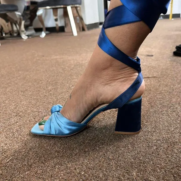 Stradivarius Women's Blue Courts - Image 2