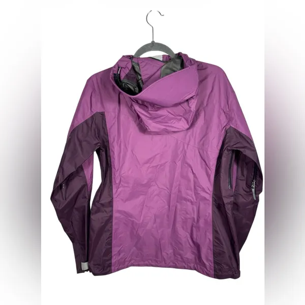 Mountain Hardwear Gore-Tex Rain‎ Jacket Women M Purple Hooded Shell - Image 3