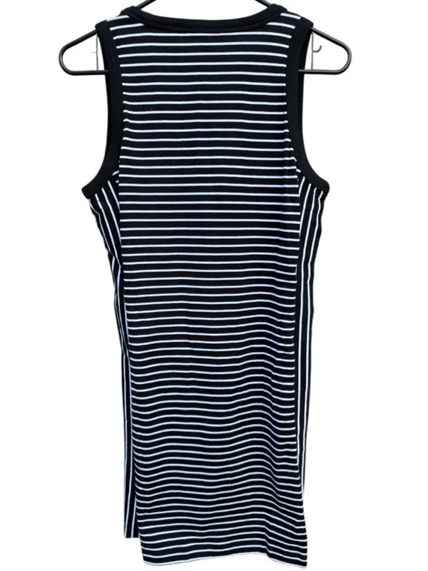 NWT EVEREVE CHARLIE Scoop Neck Pima Cotton Dress Stripe Large Retail $98.00 - Image 10