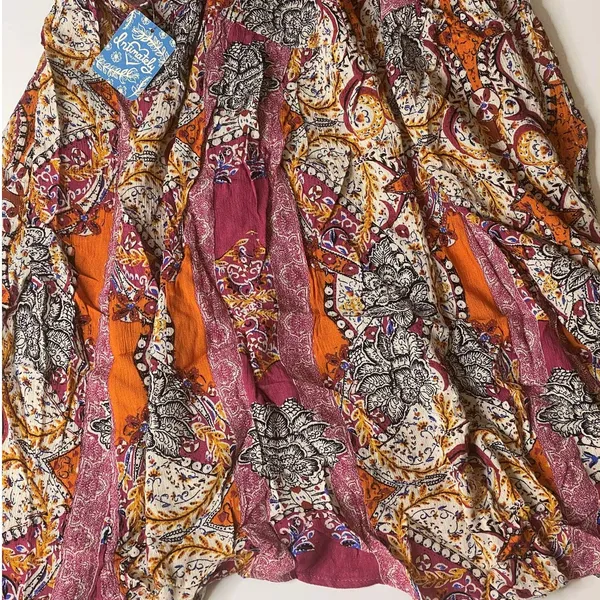 NEW Free People Women's Size XS Count‎ Me In Trapeze Tank Top Pink Lace Yoke - Image 6