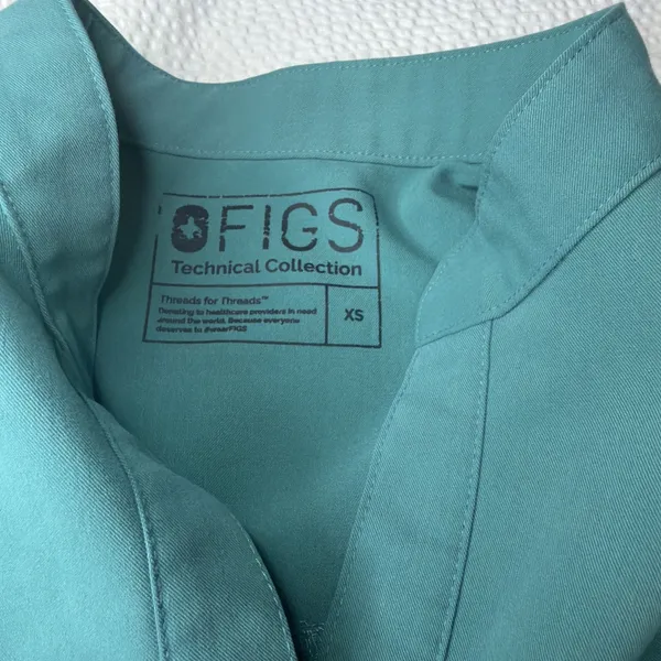 Figs Scrub Set M Joggers, XS Rafaela Oversized Top Teal Women's PO 1534 - Image 6