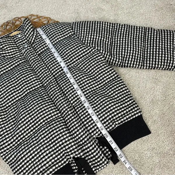 Tularosa X Revolve Ansley Puffer Houndstooth Wool Blend Jacket Coat Size XS - Image 16