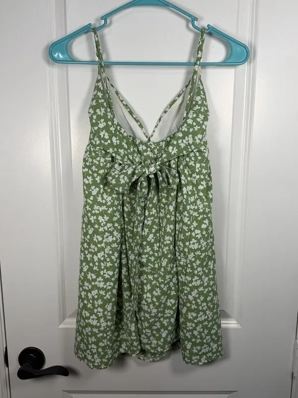 Princess Polly Koko Mini Green Floral Dress - Image 4