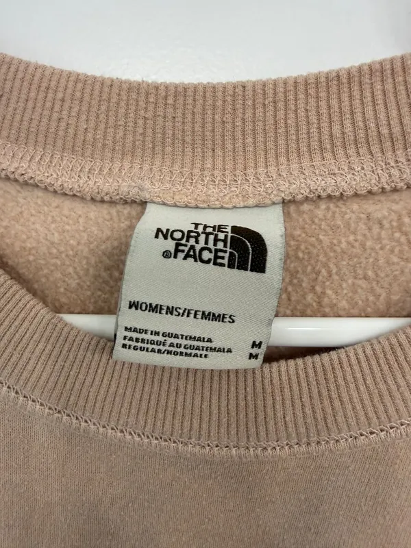 The North Face Tan Fleece Crewneck Pullover Women’s M - Image 4