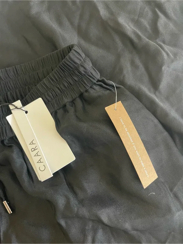 NWT CAARA Harmony Pant size 6 Black drawstring Few Moda Theory - Image 7