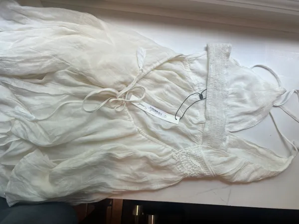 White Mini Dress - Image 4