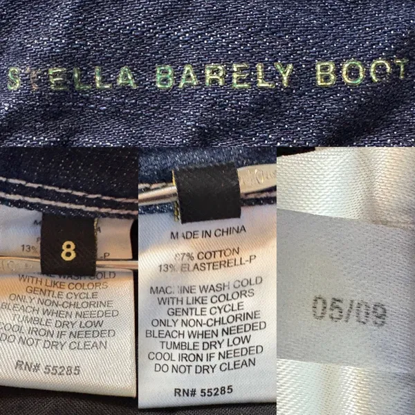 Express Stella Barely Boot Low Rise Jeans Distressed Y2K Indie Sleaze - Image 6