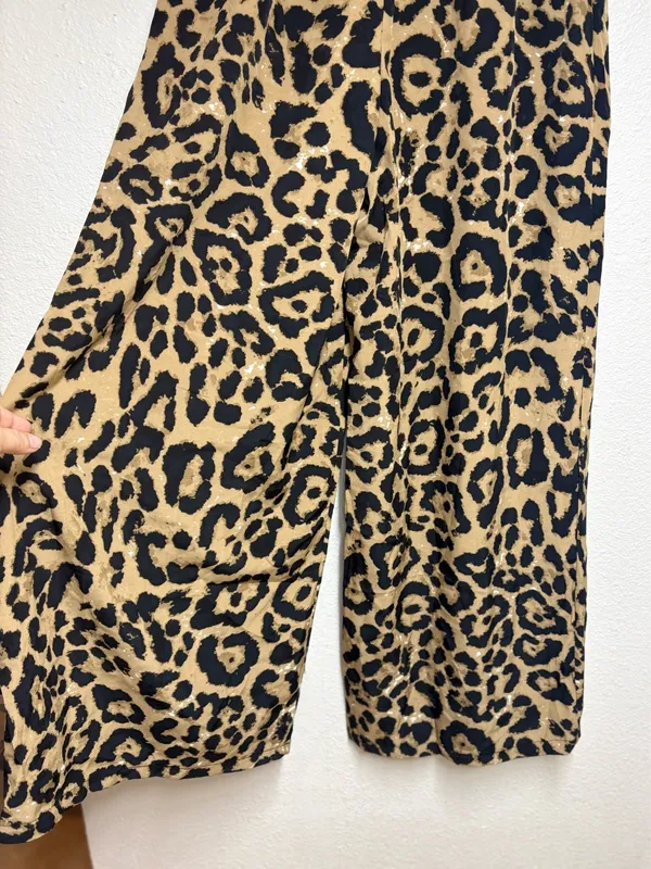 SheIn Animal Print Wide Leg Pants 026 - Image 4