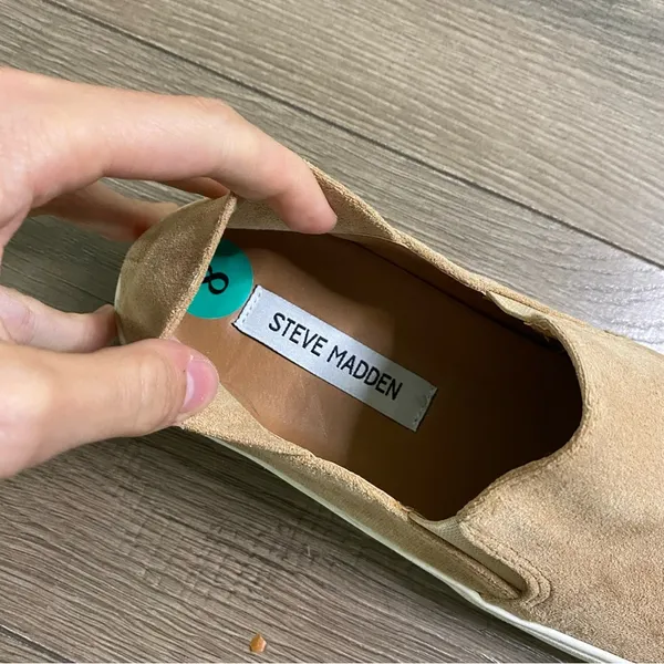 Steve Madden Tan Faux Suede Slip On Sneakers 8 - Image 5