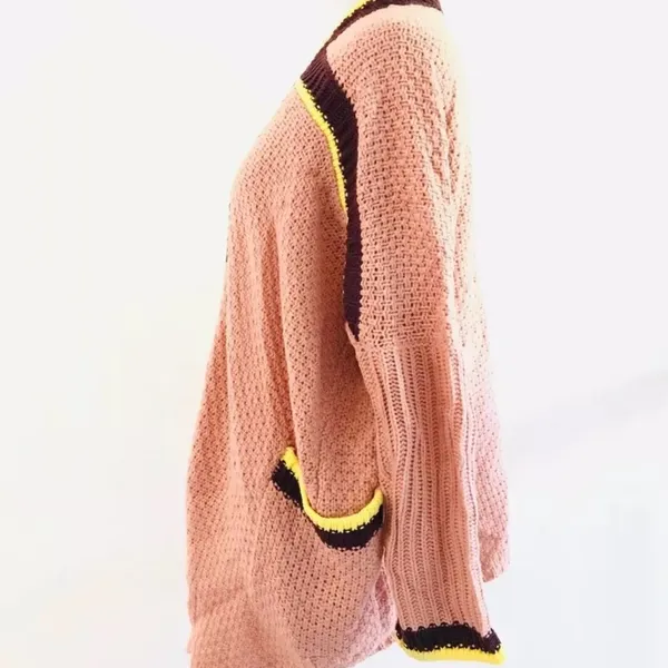 Umgee Oversized Wrap Sweater Draped Boho Crochet Chunky Swing Cardigan‎ Jacket. - Image 6