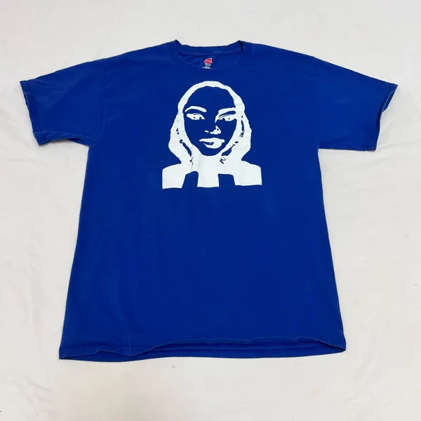 Hanes Blue Graphic Tee - Image 2