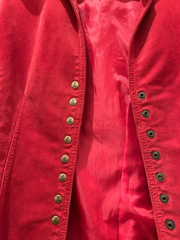 Red Leather Jacket - Image 3