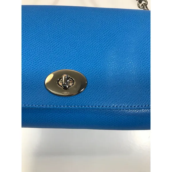 Coach Mini Ruby Pebbled Leather Cobalt Blue Crossbody F34604 NWT - Image 3
