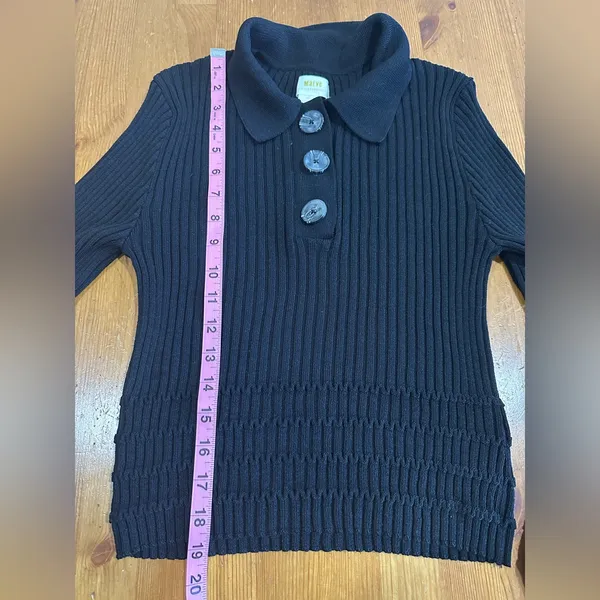 Maeve by Anthropologie Black Knit Top - Image 10