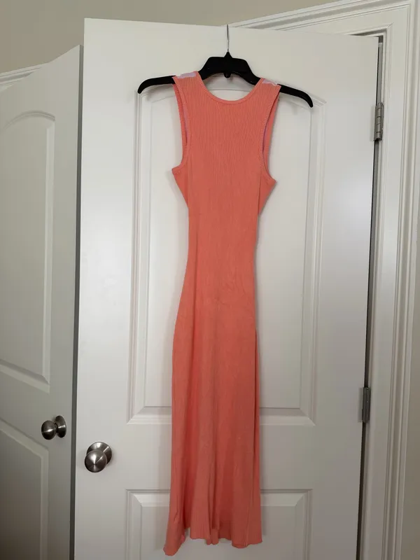 Amazon Orange and Pink Dress - Image 3