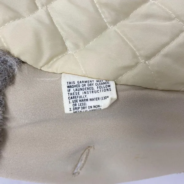 Vintage Faux Fur Trench Coat 16 - Image 7
