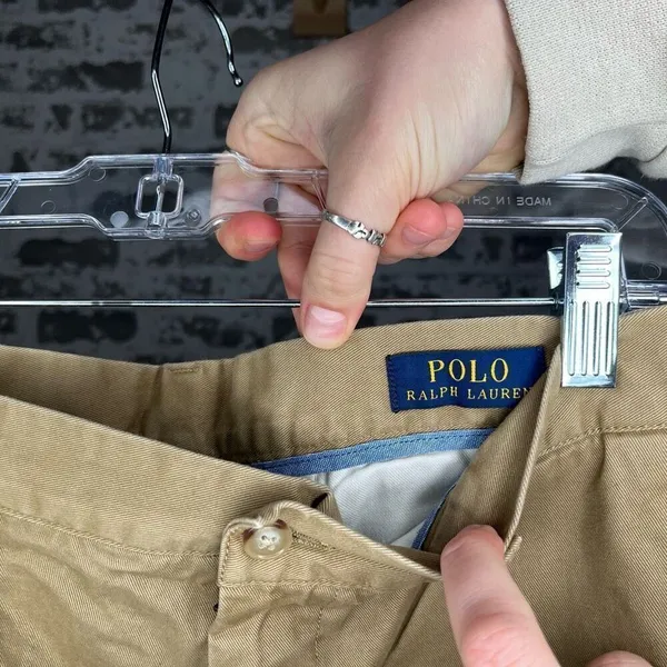 Polo Ralph Lauren | women blue label khaki shorts - Image 3