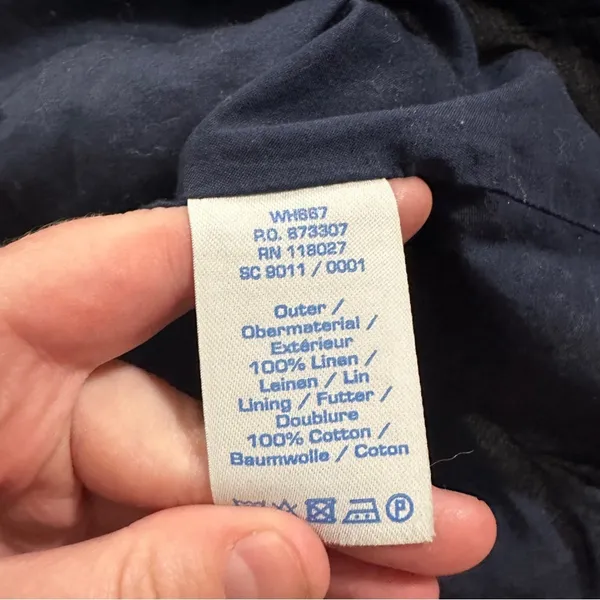 Boden Summer‎ Fun Denim Blue & White Embroidered Sleeveless Mini Dress Size 10 - Image 6