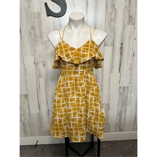 J.O.A yellow dress - Image 2