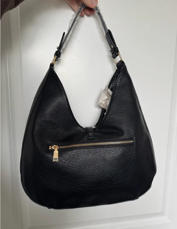 Moda Luxe Black Leather Purse - Image 4