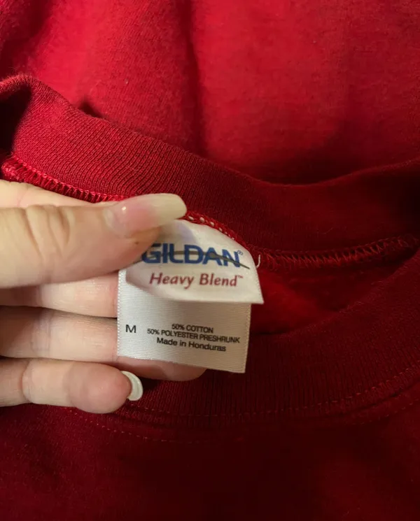 Red sweatshirt Size M - Image 3