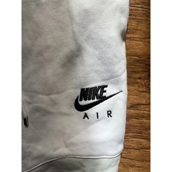 Nike Air Women’s oversized loose fit joggers XL white and gray with swoosh New - Image 5