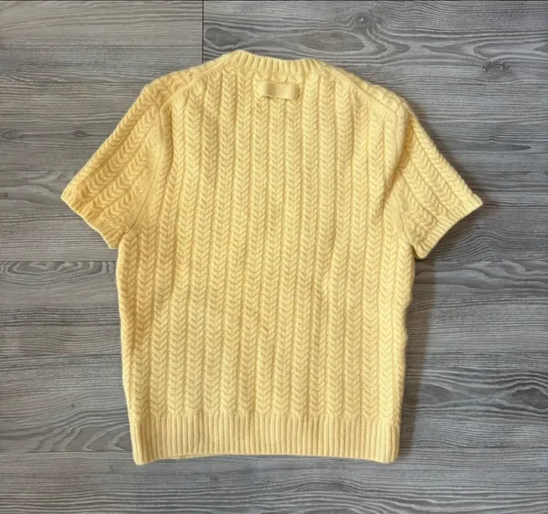 ZARA Yellow Knit Sweater - Image 5