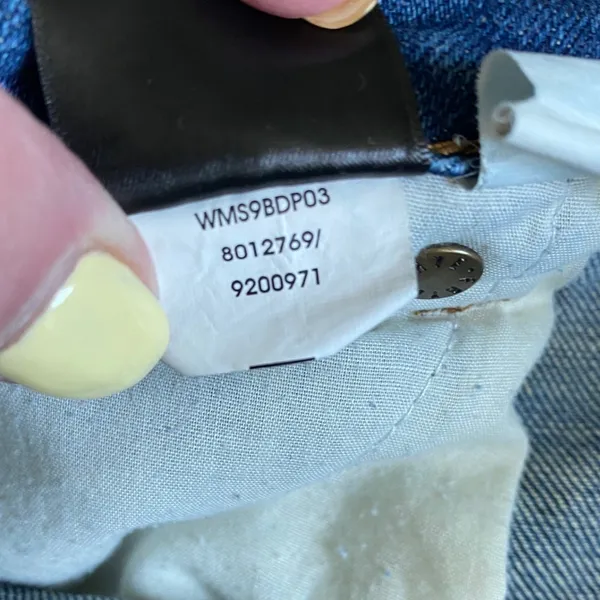 Frye Womens Blue Tapered Leg Stretch‎ Denim Jeans Size 10 WMS9BDP03 - Image 6