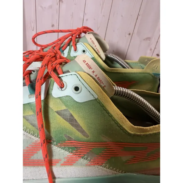 Altra Mont Blanc Women's 12 Mint Green Coral Trail Running Shoes Vibram Hike - Image 2
