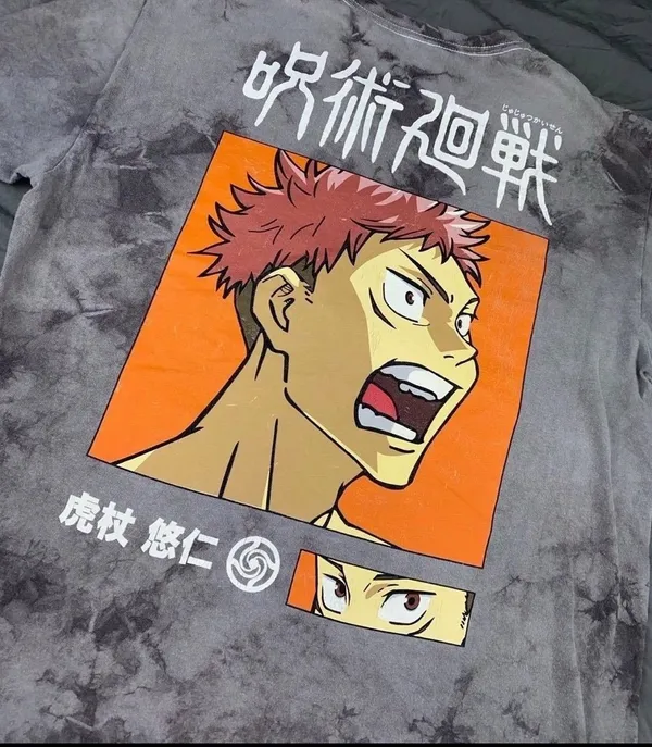 Jujitsu Kaisen Tshirt Gray Size L - Image 8