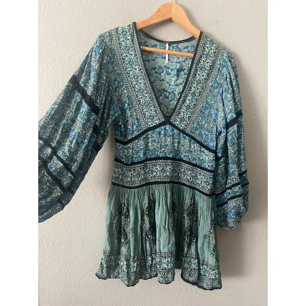 Free People Luna Scarf Print Tunic - Image 5