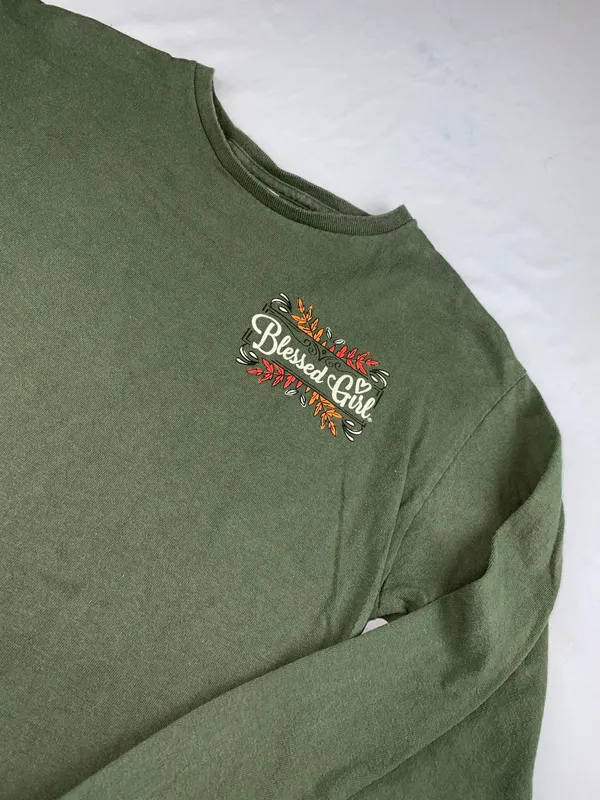 Faith Long Sleeve Green Size M - Image 6