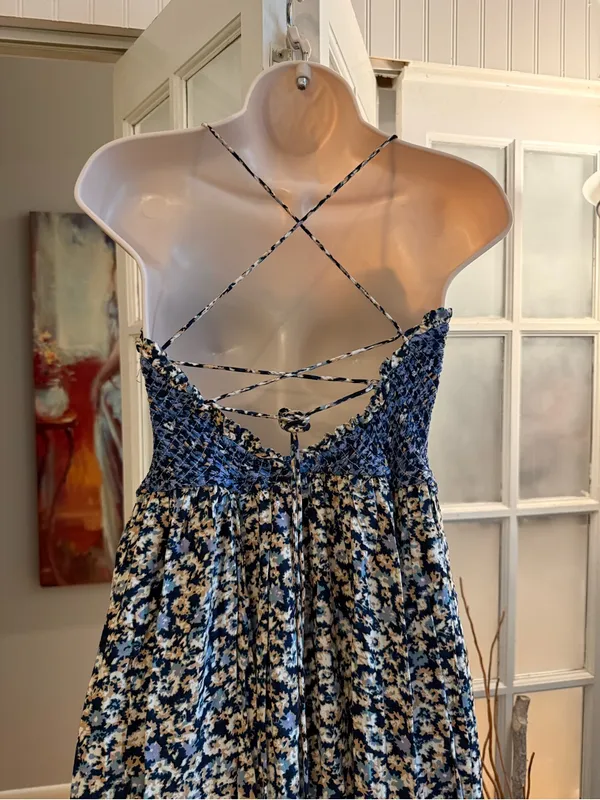✨Free People Smocked Floral Sundress XS ✨ - Image 5