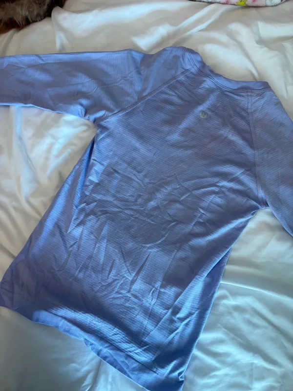 Light Purple Lululemon Swiftly Tech Long Sleeve Shirt - Image 4