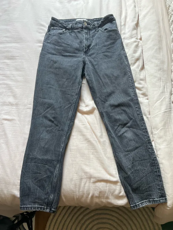 Abercrombie Curve Love The Mom Jeans High-Rise Black - Image 5