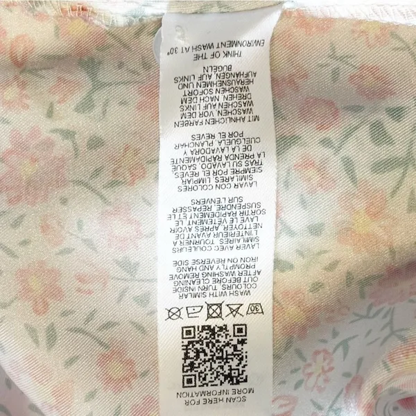 Miss Selfridge twist front mini dress in mix spot floral print size 6 NWT - Image 7