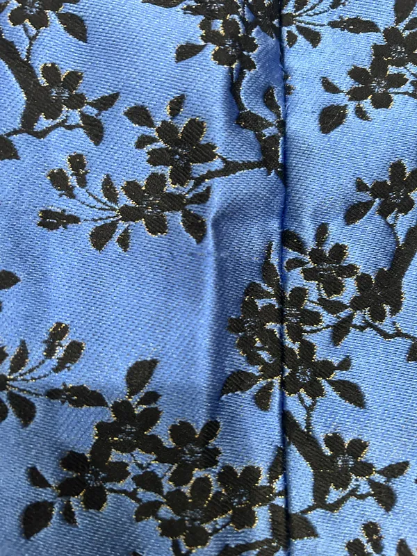 Blue Floral Mini Skirt - Image 4