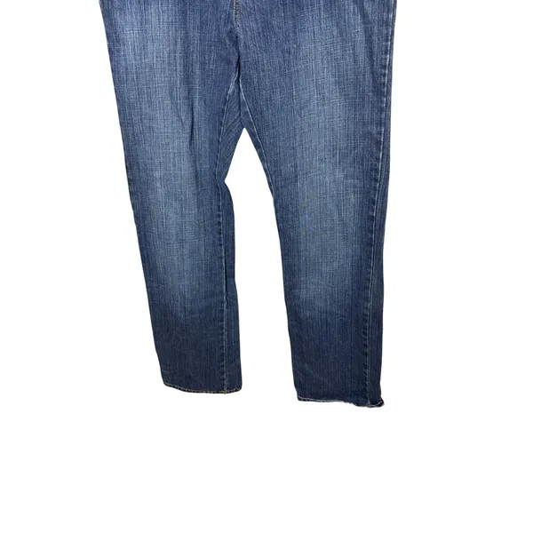 Old Navy Blue Jeans Womens Medium Wash Straight Leg Mid Rise Denim Pants - Image 3
