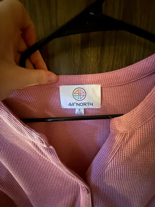 Pink Henley top - Image 2