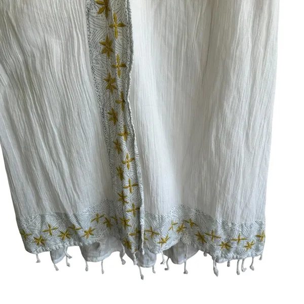 Free People Star Of India Dress XS Embroidered Beach Sleeveless SunDress - Image 6
