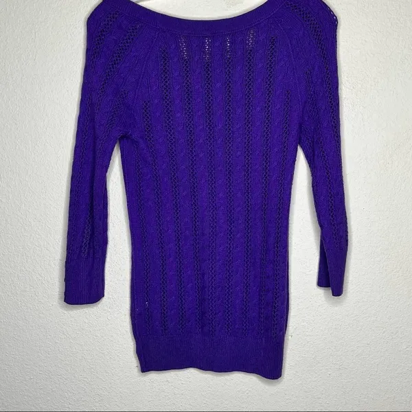 American Eagle‎ Purple Sweater - Image 4