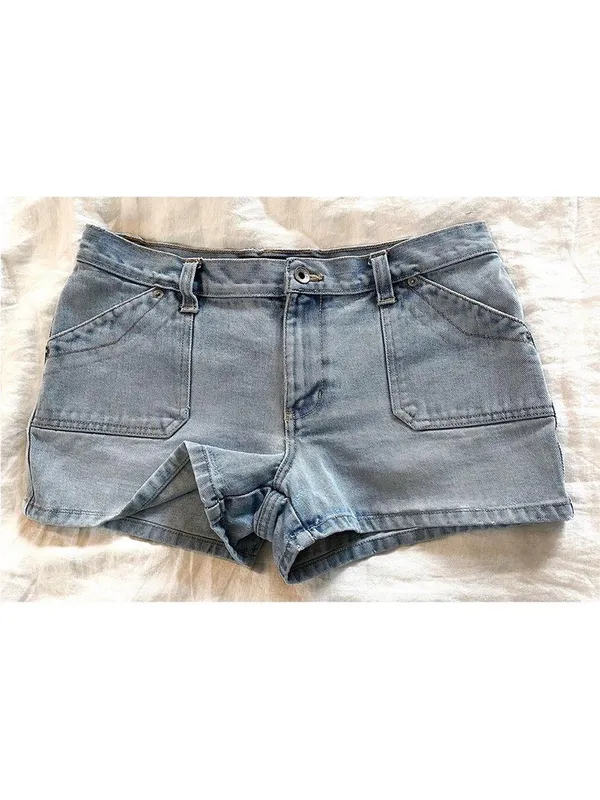 Yada Yada Denim Shorts | Carpenter Jean Shorts Vintage Y2K 90s - Image 2