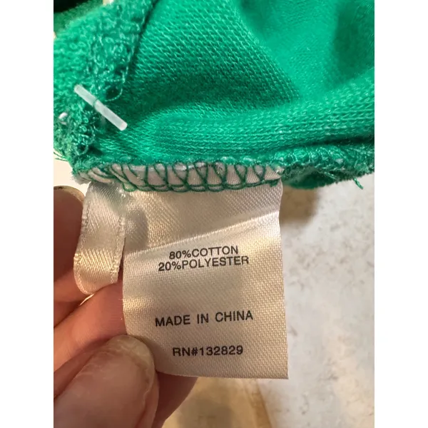 Superdown Green Terry Cloth Front Knot Bikini NWT Top Size Large - Image 4