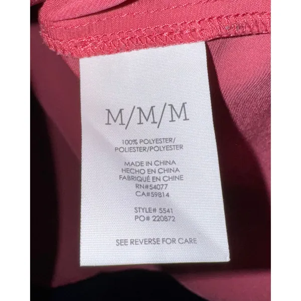 Cabi Keyhole Sleeveless Top Women's Medium Satin Pink Work Career Flowy Soft‎ - Image 5