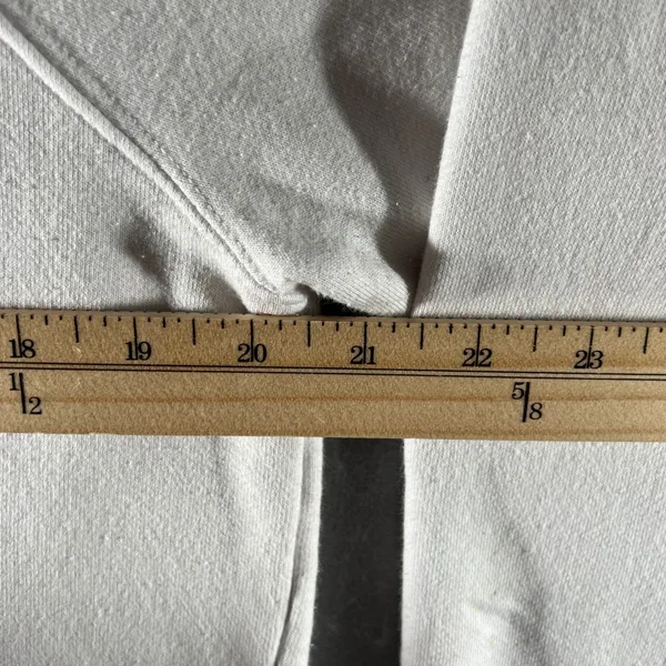 942 | Athleta Do‎ With Less Embossed Graphic Raglan Sweatshirt White Women M - Image 4