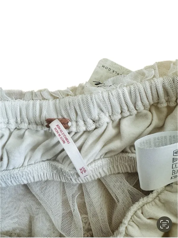 Free People White Lace Tiered Mini Skirt NEW - Image 4