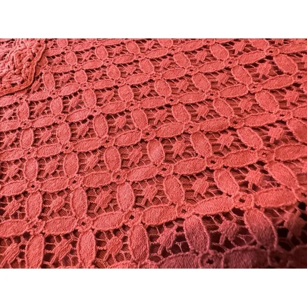 Knox Rose Blouse Pullover Tank Top Crochet Lace Pattern Size‎ Small Boho Peasant - Image 11
