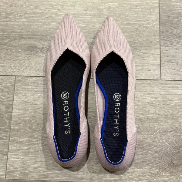 Rothy's The Point shoe in light pink - Image 7
